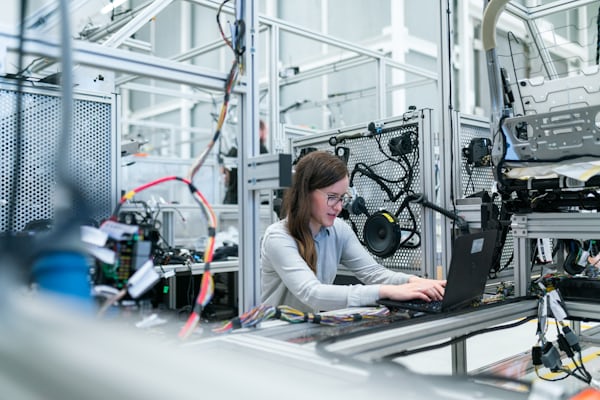 Modern manufacturing facility